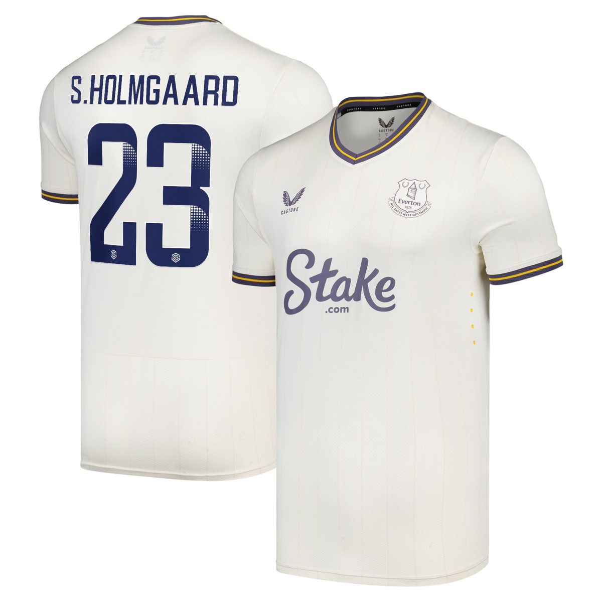 everton wsl castore third pro shirt 2024-25 with s.holmgaard 23 printing Collection | Everton FC Jerseys & Footwear