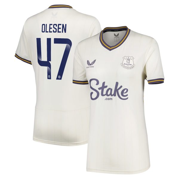 everton wsl castore third pro shirt 2024-25 – womens with olesen 47 printing Collection | Everton FC Jerseys & Footwear