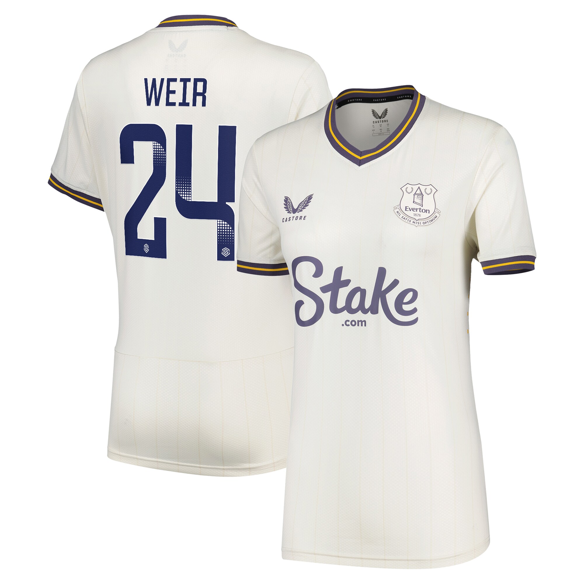 everton wsl castore third pro shirt 2024-25 – womens with weir 24 printing Collection | Everton FC Jerseys & Footwear