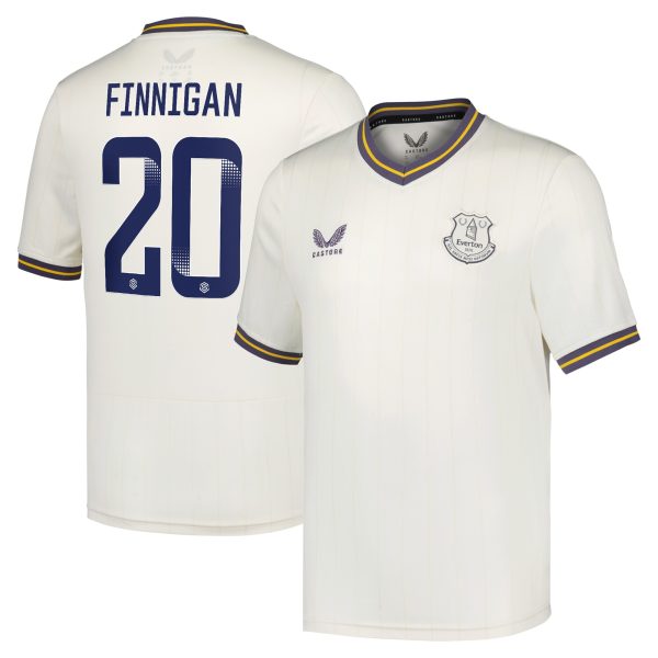 everton wsl castore third shirt 2024-25 – kids with finnigan 20 printing Collection | Everton FC Jerseys & Footwear