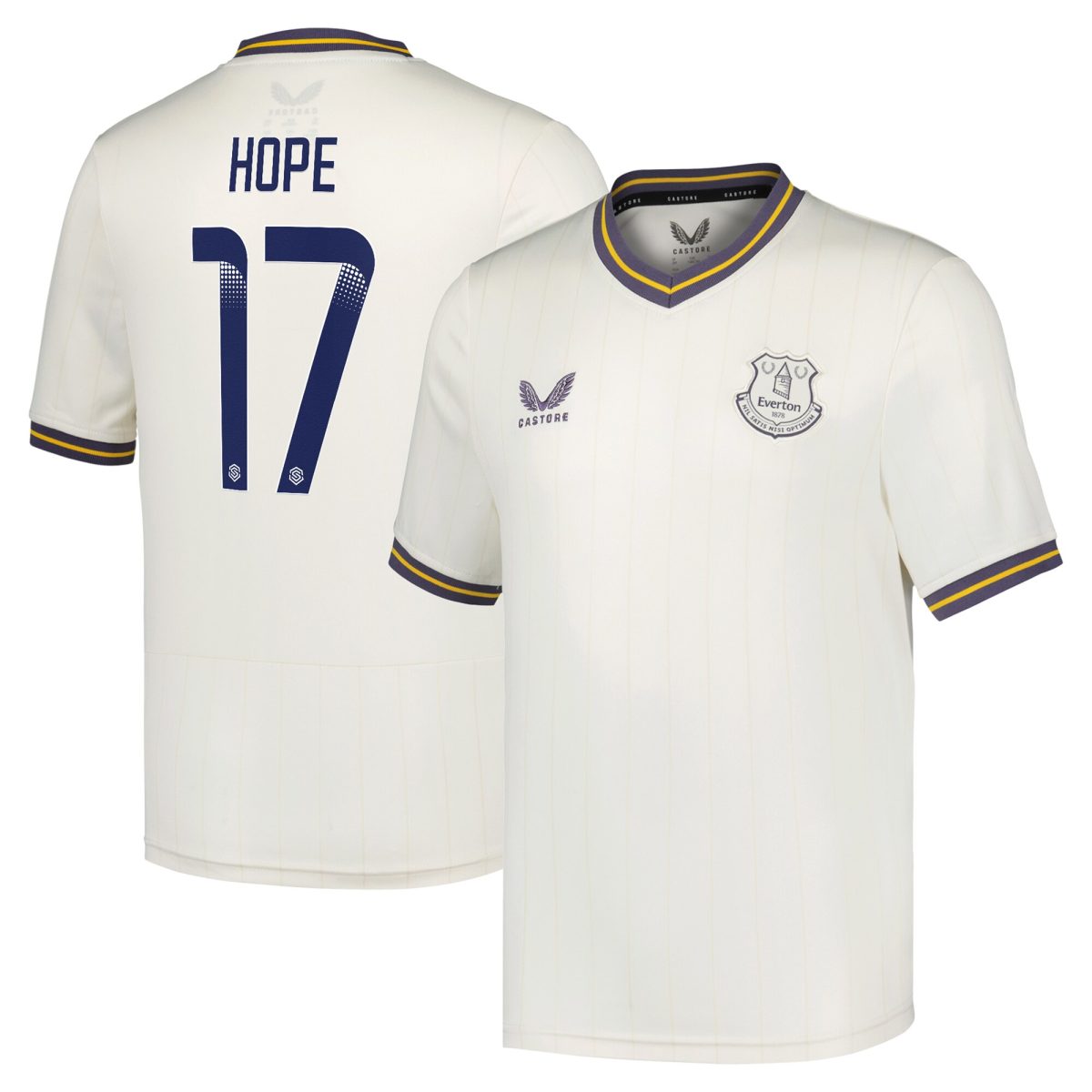 everton wsl castore third shirt 2024-25 – kids with hope 17 printing Collection | Everton FC Jerseys & Footwear