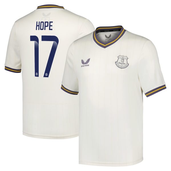 everton wsl castore third shirt 2024-25 – kids with hope 17 printing Collection | Everton FC Jerseys & Footwear