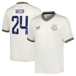 everton wsl castore third shirt 2024-25 – kids with weir 24 printing Collection | Everton FC Jerseys & Footwear