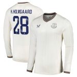 everton wsl castore third shirt 2024-25 – long sleeve – kids with k.holmgaard 28 printing Collection | Everton FC Jerseys & Footwear