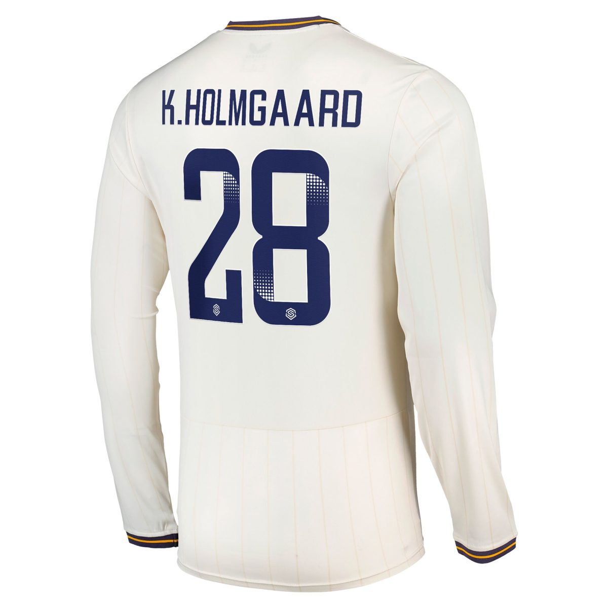 everton wsl castore third shirt 2024-25 – long sleeve – kids with k.holmgaard 28 printing Collection | Everton FC Jerseys & Footwear