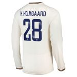 everton wsl castore third shirt 2024-25 – long sleeve with k.holmgaard 28 printing Collection | Everton FC Jerseys & Footwear