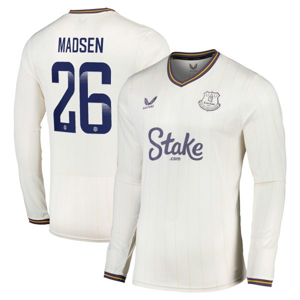 everton wsl castore third shirt 2024-25 – long sleeve with madsen 26 printing Collection | Everton FC Jerseys & Footwear