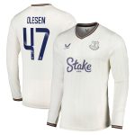 everton wsl castore third shirt 2024-25 – long sleeve with olesen 47 printing Collection | Everton FC Jerseys & Footwear