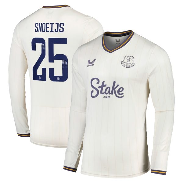 everton wsl castore third shirt 2024-25 – long sleeve with snoeijs 25 printing Collection | Everton FC Jerseys & Footwear