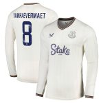 everton wsl castore third shirt 2024-25 – long sleeve with vanhaevermaet 8 printing Collection | Everton FC Jerseys & Footwear