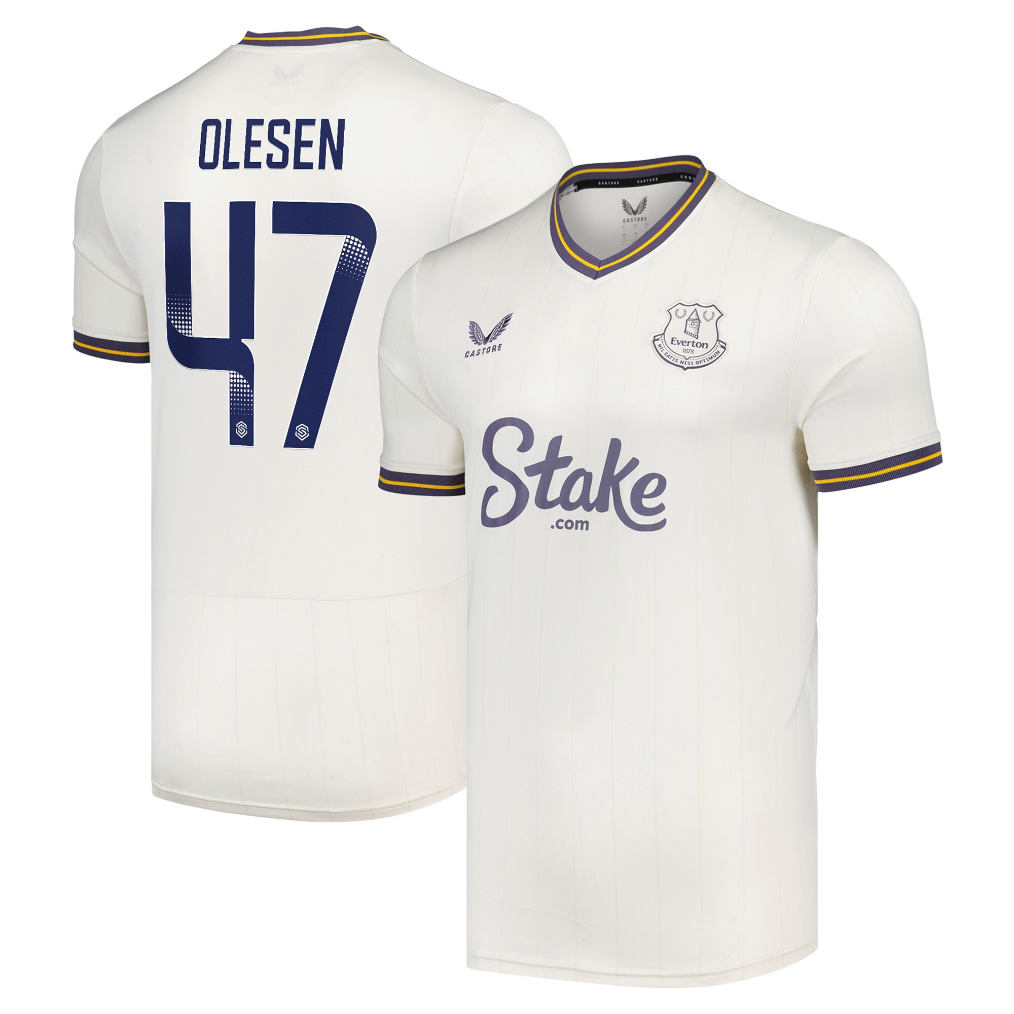 everton wsl castore third shirt 2024-25 with olesen 47 printing Collection | Everton FC Jerseys & Footwear