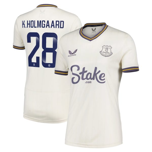 everton wsl castore third shirt 2024-25 – womens with k.holmgaard 28 printing Collection | Everton FC Jerseys & Footwear