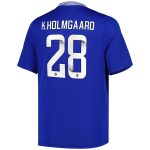 everton wsl home replica shirt 2024-25 – kids with k.holmgaard 28 printing Collection | Everton FC Jerseys & Footwear