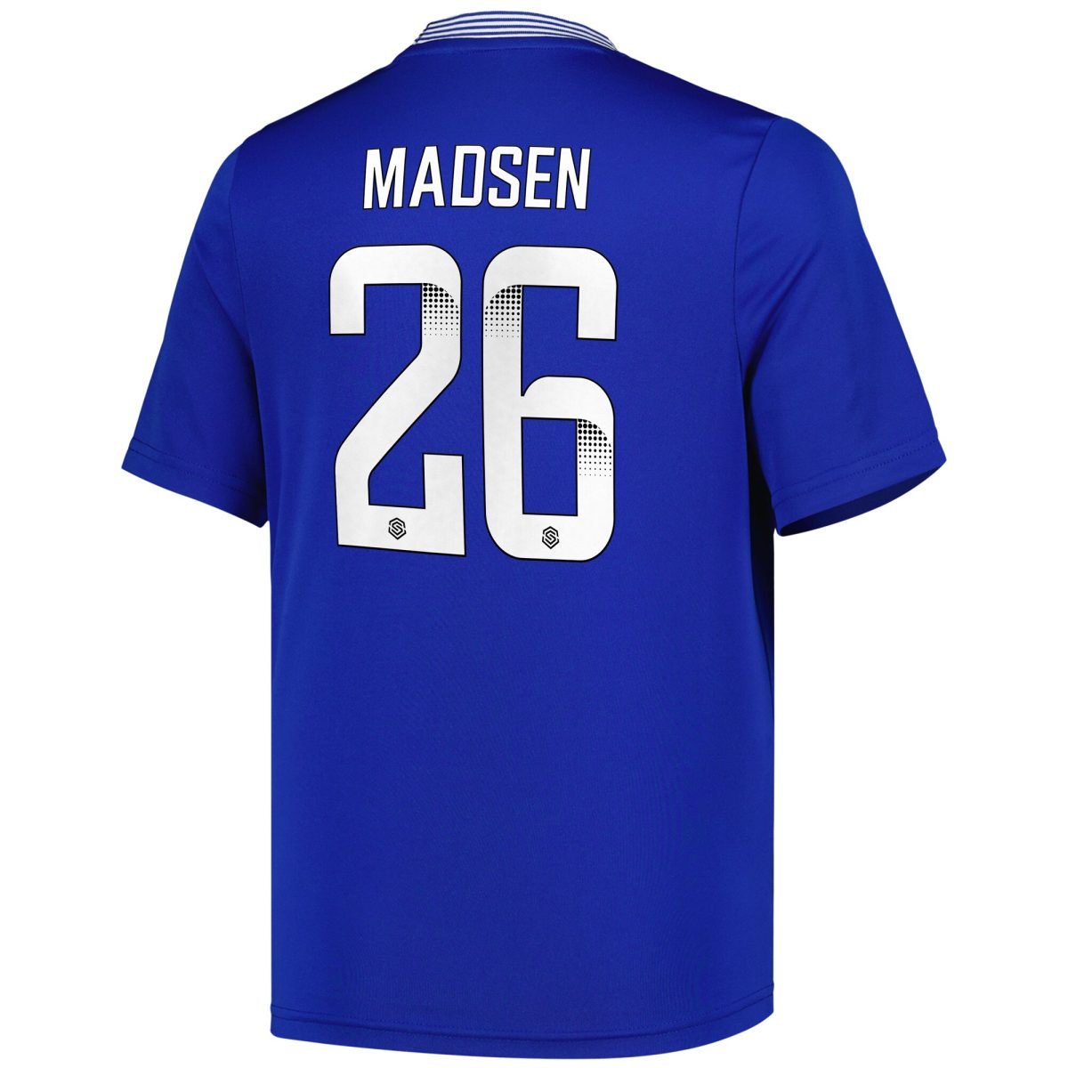 everton wsl home replica shirt 2024-25 – kids with madsen 26 printing Collection | Everton FC Jerseys & Footwear