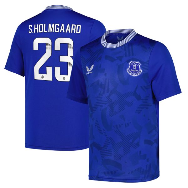 everton wsl home replica shirt 2024-25 – kids with s.holmgaard 23 printing Collection | Everton FC Jerseys & Footwear