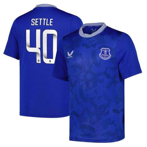 everton wsl home replica shirt 2024-25 – kids with settle 40 printing Collection | Everton FC Jerseys & Footwear