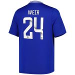 everton wsl home replica shirt 2024-25 – kids with weir 24 printing Collection | Everton FC Jerseys & Footwear