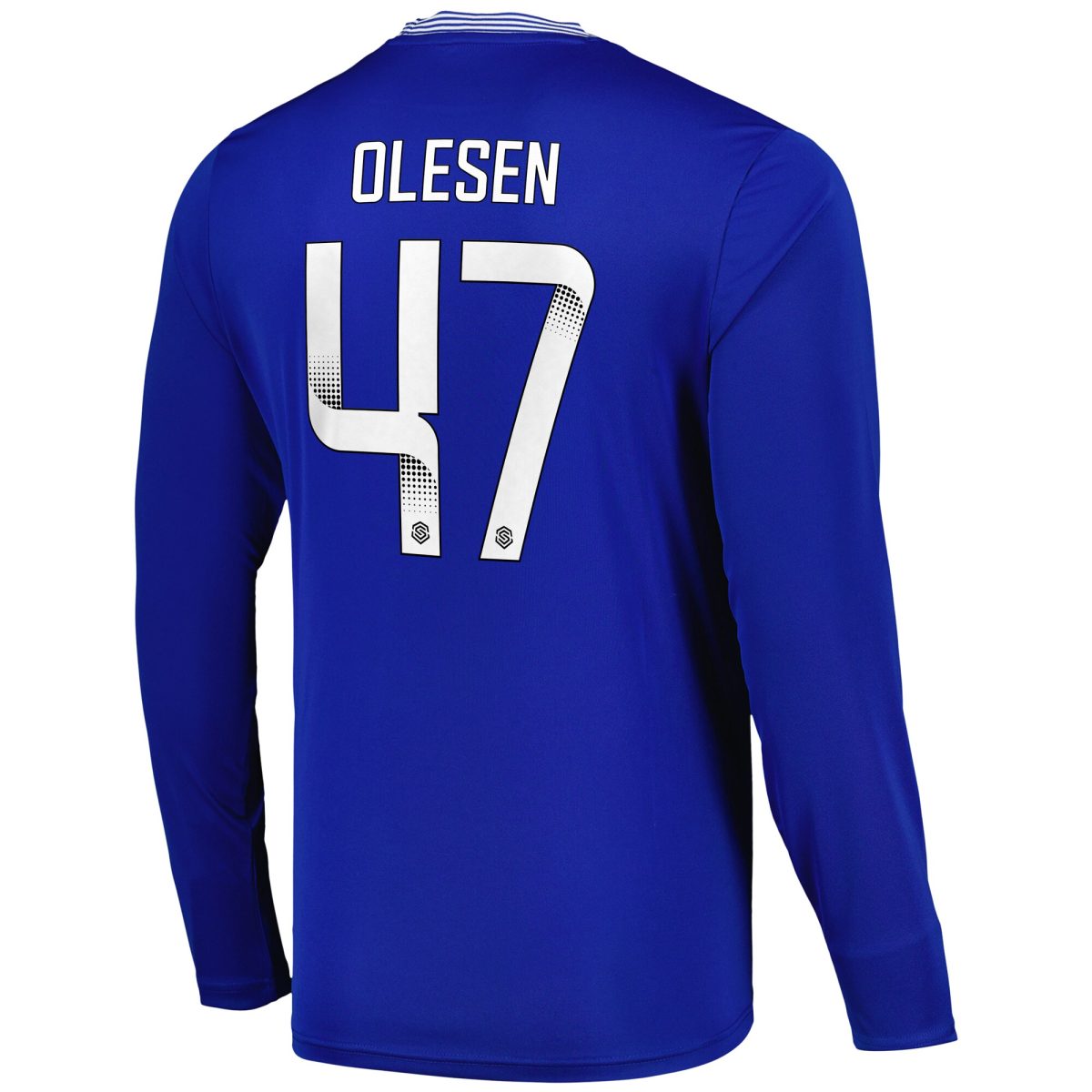 everton wsl home replica shirt 2024-25 – long sleeve with olesen 47 printing Collection | Everton FC Jerseys & Footwear