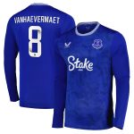 everton wsl home replica shirt 2024-25 – long sleeve with vanhaevermaet 8 printing Collection | Everton FC Jerseys & Footwear