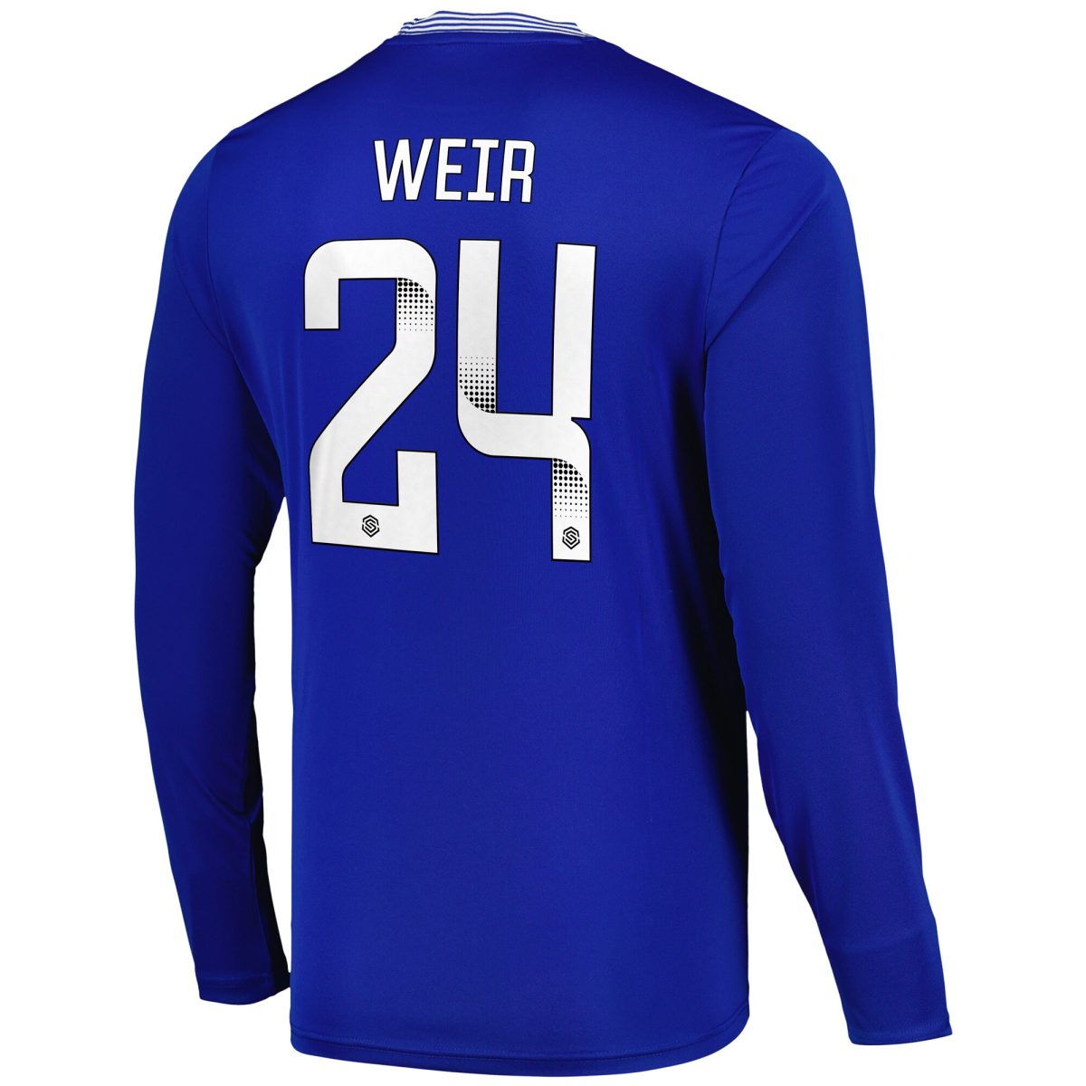 everton wsl home replica shirt 2024-25 – long sleeve with weir 24 printing Collection | Everton FC Jerseys & Footwear