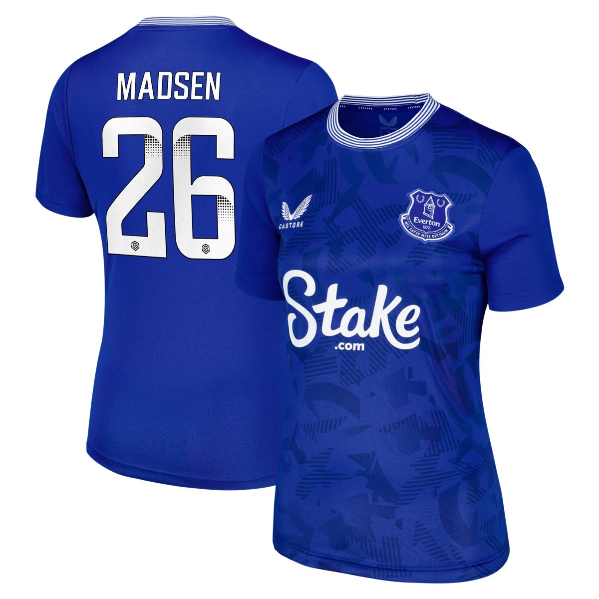 everton wsl home replica shirt 2024-25 – womens with madsen 26 printing Collection | Everton FC Jerseys & Footwear