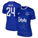 everton wsl home replica shirt 2024-25 – womens with weir 24 printing Collection | Everton FC Jerseys & Footwear